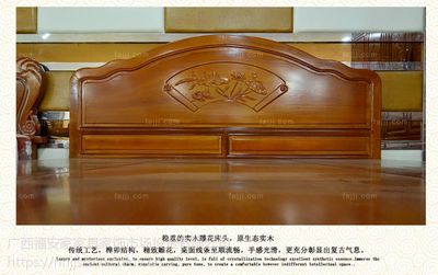 雕花靠头深箱床_钦州组合板床_百色作息家具